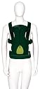 Cybex - 2.GO Babycarrier, Babytrage als Bauch- und Rückentrage verwendbar, rosin-green / olive