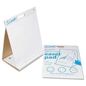 New-Pacon TEP2023 - GoWrite! Dry Erase Table Top Non-Adhesive Easel Pad, 20 x 23, 4 10-Sheet Pads/CT - PACTEP2023