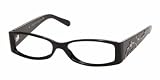 PRADA VPR 08I 1AB1O1 BLACK PLASTIC EYEGLASSES 50mm15mm
