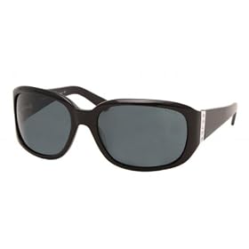 POLO RALPH LAUREN 5018 501 87 BLACK GRAY PLASTIC SUNGLASSES