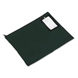 PM Company Products - PM Company - Flat Dark Green Transit Sack, 18w x 14h - Sold As 1 Each - Reusable water-resistant transit sack has reinforced seams. - Perfect way to send paperwork by mail or messenger. - Keep contents confidential by looping self-locking security seal (sold separately) through grommet and zipper pull. - ID window. -