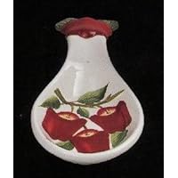 Apple 3-D Kitchen Spoon Rest New
