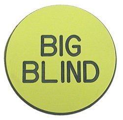 Set of 20 Big Blind Button for Poker Game - Casino Supplies > Accessories > Misc. Accessories