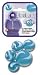 Mega Marbles - BLUEBERRY FREEZE MARBLES NET (1 Shooter Marble, 24 Player Marbles & 2 Display Rings)