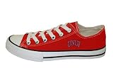 Game Day Soles Lo Top Red University of Nevada Las Vegas (UNLV) Logo Canvas