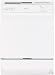 Wash Racks - Hotpoint: HDA3500NWW Full Console Dishwasher with 5 Wash Cycles, Nylon Racks, 5-Level PowerScrub and