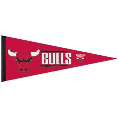 CHICAGO BULLS OFFICIAL FULL SIZE FELT PENNANT