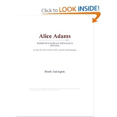 Alice Adams (Webster's Korean Thesaurus Edition)