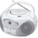 Buy GPX Portable CD Player with AM FM Radio - White (BC118W) by GPX