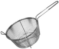Misc Imports 9 1/2" 4-Mesh Round Fry Basket Fry (15-0282) Category: Fryers and Fry Baskets