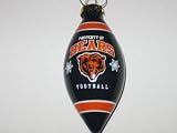 CHICAGO BEARS Team Logo & Colors 4.5" TEAR DROP CHRISTMAS ORNAMENT