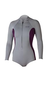 Xcel Women's Axis Bikini Cut L/S Springsuit 2Mm Alloy/Eggplant 2