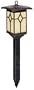 Brinkmann  4-Piece Dual Window Pane Solar Stake Light Set