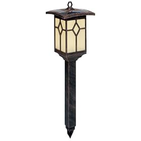 Brinkmann 822-0768-4 4-Piece Dual Window Pane Solar Stake Light Set