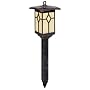Brinkmann  4-Piece Dual Window Pane Solar Stake Light Set