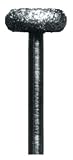 W1 Diamond Bur - Wheel Shaped Diamond Bur - Approximate Head Length 2.5mm, Head Diameter 6.3mm - 1/16