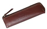 Italian Leather ペンケース ブラウン K-02の画像