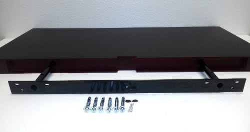 Welland Camrose Espresso Wall shelf for TVs Video and Decor , 36 L by 16 W by 2 D