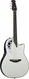 Adamas Melissa Etheridge 6-String Acoustic-Electric Guitar, White Pearl*