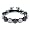 SH- MIX BLACK & CLEAR HHH: Shamballa Armband swarovski schwarz& transparent, Diamant- kristalle makarame macarame disco ball, 12mm Kristalle & Hämatit tresor crystal shamballa bracelet- von Utopia© London,Paris,NY