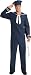 Men's Blue Sailor Uniform Halloween Costume