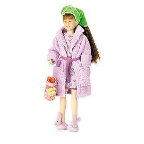 Olivia Hope in Nightgown, Purple Robe and Slippers by Only Hearts