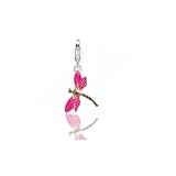 Charm "Libelle" rosa