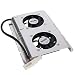Image of Startech Dual Fan Hard Drive Cooler Black 5.25" Drive Bay (part#: FANDRIVE2BK)