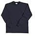 Soffe Big Boys' Long Cotton Sleeve T-Shirt, Navy, Medium