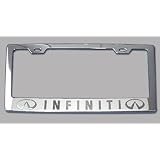 2nd Version Infiniti Chrome License Plate Frame 
