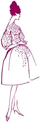 Jeanne, 3.5 X 10.5 Inch Mini Fashion Stencil