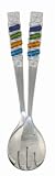 Salad servers - beaded