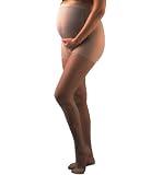 Gabrialla Graduated Firm Compression Maternity Pantyhose (20-30 mmHg), Sheer, Medium, Nude