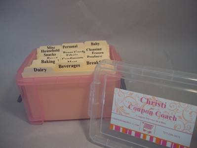 Christi The Coupon Coach - Shopping Coupon Box 