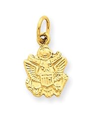 14k Gold U. S. Army Insignia Charm
