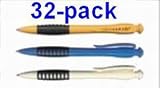 Ball Pen, Erasable Ink, Fine Point, Assorted 32 pack Blue medium point 0.7 mm ballpoint pens