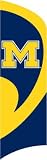 TTUM Michigan Tall Team Flag with pole Banner Flags NCAA