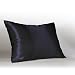 Luxury Navy Satin Pillow Case w/Hidden Zipper, Standard