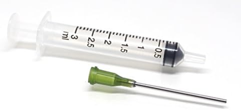 5 Pack - 3ml Sterile Syringe with Blunt Tip Needle 14ga x 1-1/2"