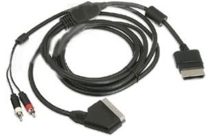Xbox 360 Scart Cable RGB with extra Stereo Audio Lead
