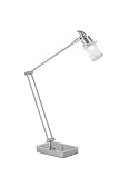 LED Tischleuchte, 1-flammig, matt/chrom – Fischer 43801