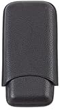 3 Finger Black Telescope Cigar Case