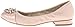 AK Anne Klein Women's Pebble Leather Ballet Flat