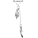 SMALL 16 Gauge Laughing SKULL DANGLE Nipple Ring 5/16" 3mm