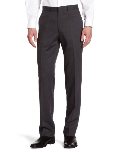 Kenneth Cole New York Mens Grey Solid Suit Separate Pant, Grey Solid, 32x30