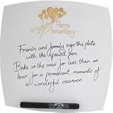 1st Anniversary Gift Square Plate