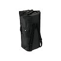 3484 Black Double Strap GI TYpe Duffle Bag
