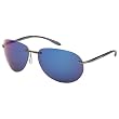 Costa Del Mar Leatherback Polarized Sunglasses - Costa 400 Polycarbonate Lens Gunmetal/Bl Mirror Poly, One Size