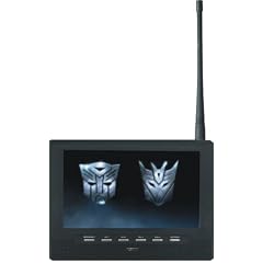 Roadstar LCD-7095KDVB 7" (17,5 cm) LCD Fernseher (DVB-T Tuner, SD-Kartenslots, USB 2.0) schwarz