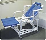 Deluxe Reclining Shower/Commode Chair With Pail - Model 927686